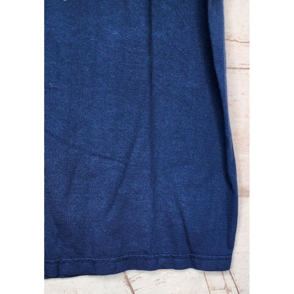Beach Simple Clothing Co. Graphics Blue Cotton Tank Top - Picture 8 of 10